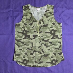 LuLaRoe Classic Tank Top in Camo